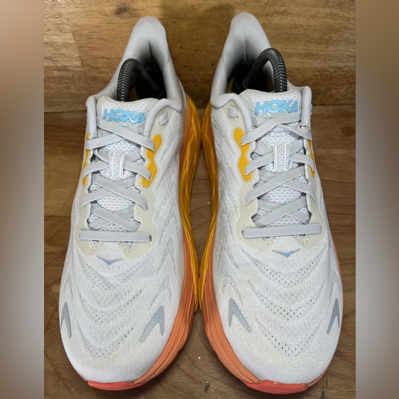 Hoka One One Arahi 6 Womens Sz 11 Running Shoes Nimbus Cloud Blanc de Blanc - Picture 3 of 12